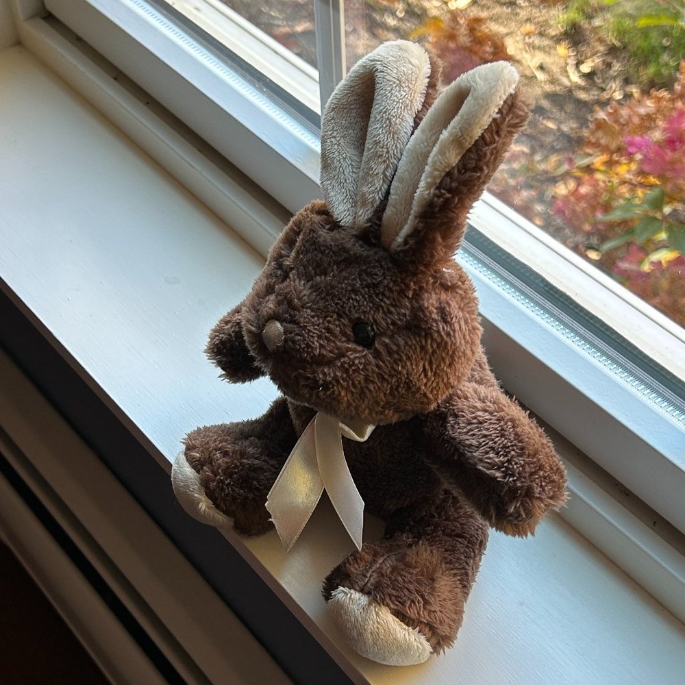 NWOT Dan Dee 7.5" Stuffed Bunny - Picture 2 of 5